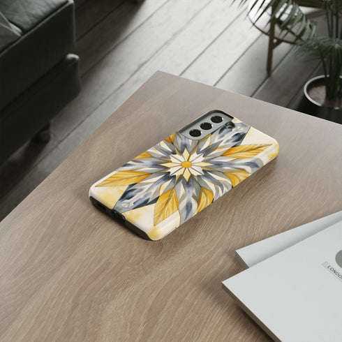 Sunshine Bloom Mosaic - Impact Resistant Phone Case